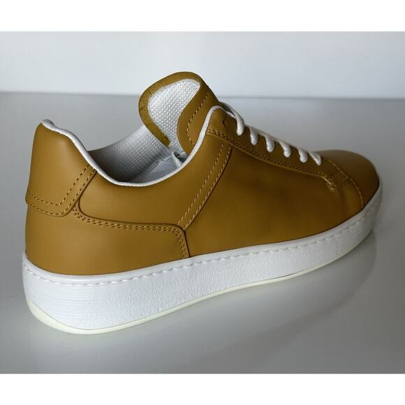 NIB $690 Bottega Veneta Calf Leather Butterscotch Sneakers 7.5 US (40.5) 578298 main image 9